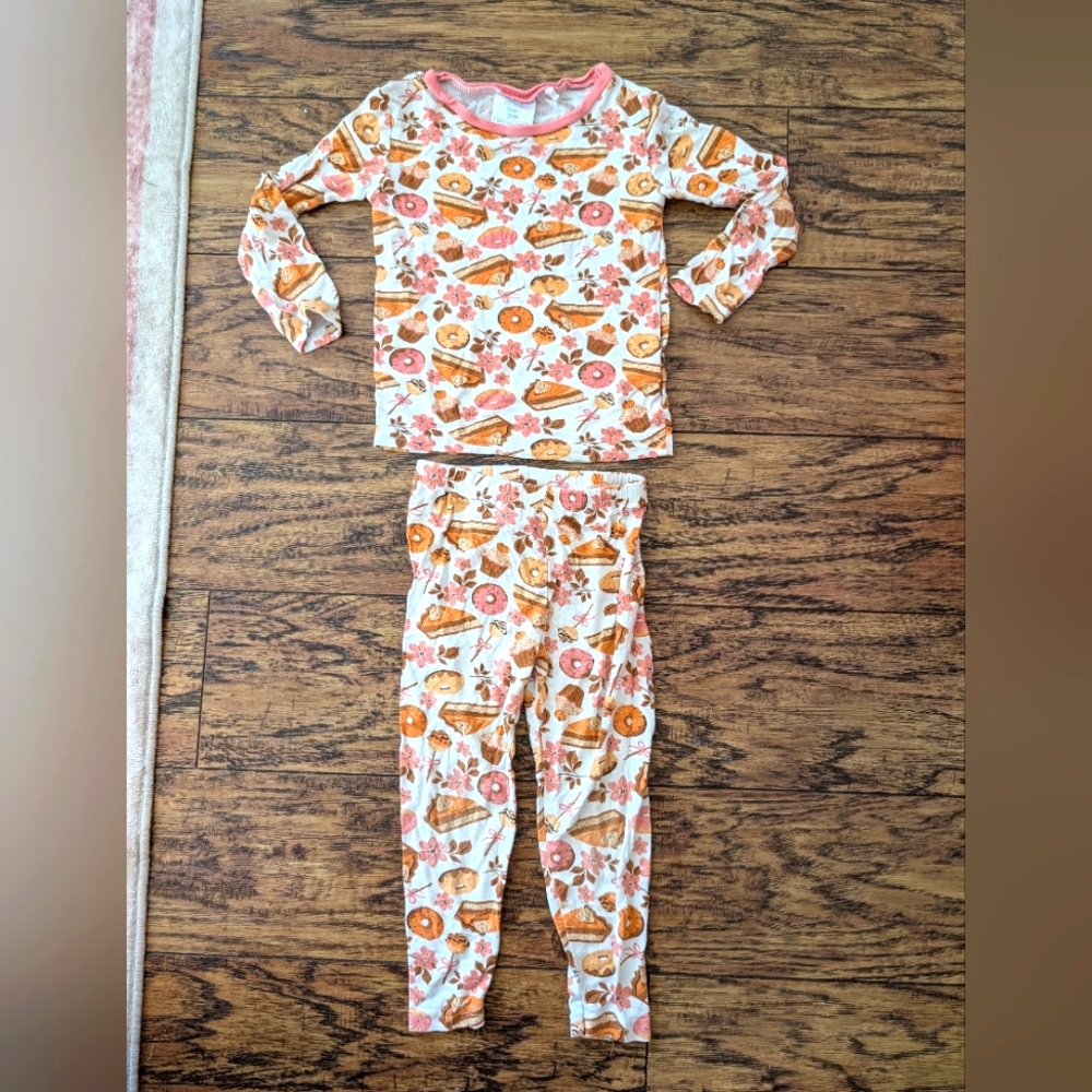 💥3/$24 Tres Beau Et Belle‎ Fall/Thanksgiving Bamboo Pajamas